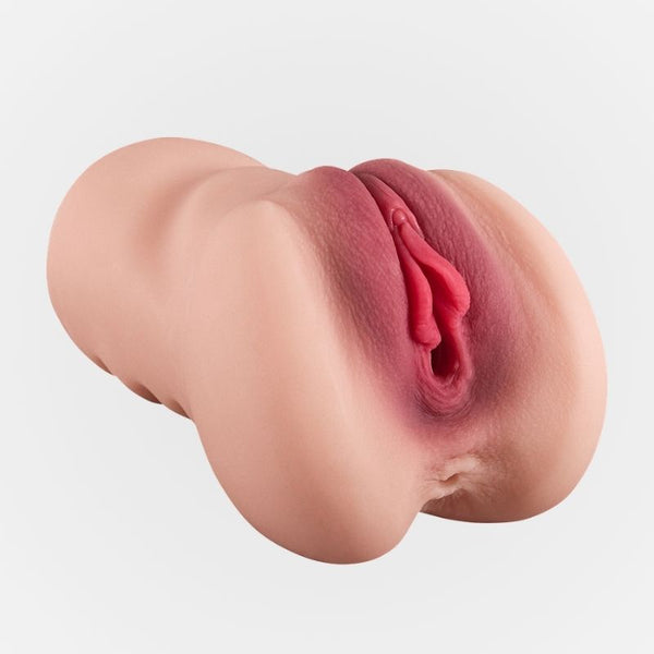 2-in-1 Soft Realistic Pocket Pussy Masturbator