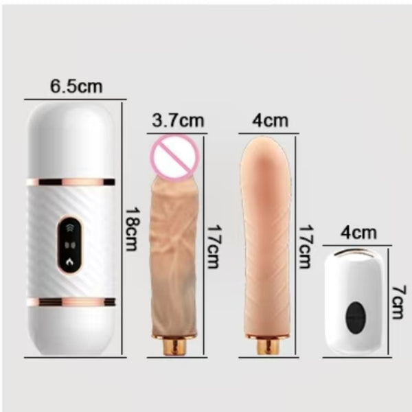 Heating Telescopic Thrusting Massager with Remote Control | 7 Modes | Waterproof | Dubai Love Toys