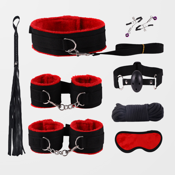 8-Piece BDSM Beginner Bondage Kit