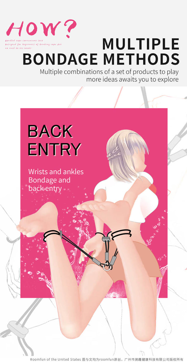 BD Cotton Rope Restraint Set