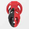 Kink Chastity Cage Lock Set – Soft Plastic with 4 Ring Sizes