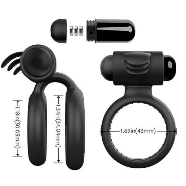 هزاز نايت كرولر ذو حلقة مزدوجة للقضيب