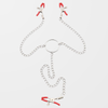 Adjustable Nipple Play Clamps with 80cm Body Chain