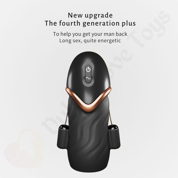 Rechargeable 3-Egg Vibrating Male Masturbator & Penis Trainer