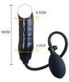 Inflatable Silicone Anal Plug - Compact