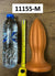 Golden Liquid Silicone Big Anal Plug - Medium