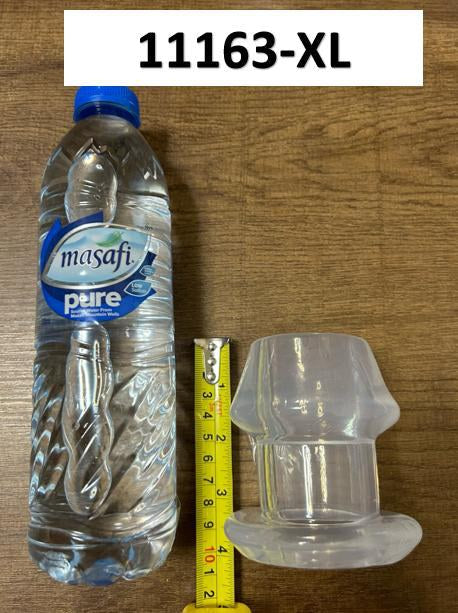 Transparent Hollow Anal Plug - Extra Large