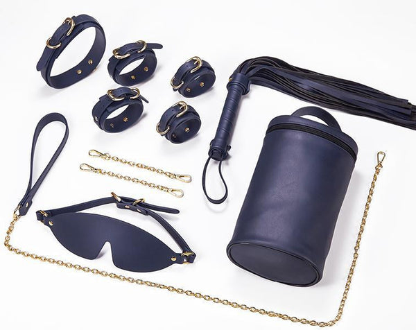 6-Piece Beginner's Bondage Set - Blue