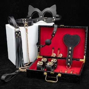 BDSM Bondage Full Set with Metal Hardware