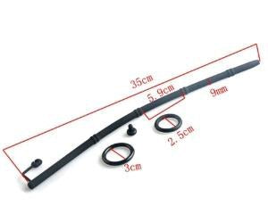 Thread-Shape Silicone Horse-Eye Penis Tube - Large