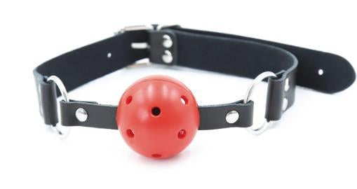 Leather Locking Ball Gag