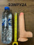 Dildo with Balls and Suction Cup 18cm - Flesh
