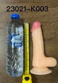 Dildo K003 19cm - Flesh Medical PVC