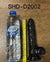 Standard Dildo 19.2cm - Black Medical TPE