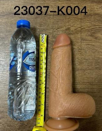 Fat Dildo 21.5cm - Brown Medical PVC