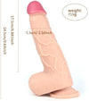 Big Cockhead Dildo 24.5cm - Flesh Medical PVC