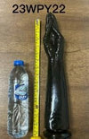 Hand Dildo 37.5cm - Black PVC