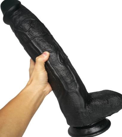 Super Huge Dildo 43cm - Black PVC