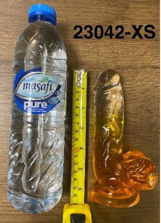 Color Dildo 15-22cm - Yellow Medical TPE