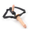 Vibrating Dildo Strap-On Harness - Battery Power