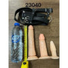 Strap-On Harness with Dildo and 2 Butt Plugs