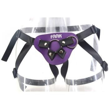 Leather Strap Belt - Purple