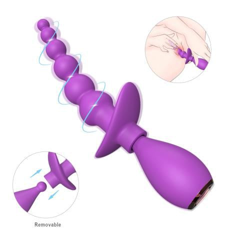 Belinda anal vibrator with beads attachment in Dubai