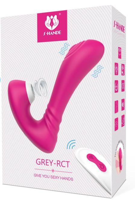 Grey-RCT sucking vibrator retail box UAE