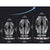 Olje hollow acrylic tunnel anal plug set in the UAE