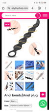 Anal beads Anal plug