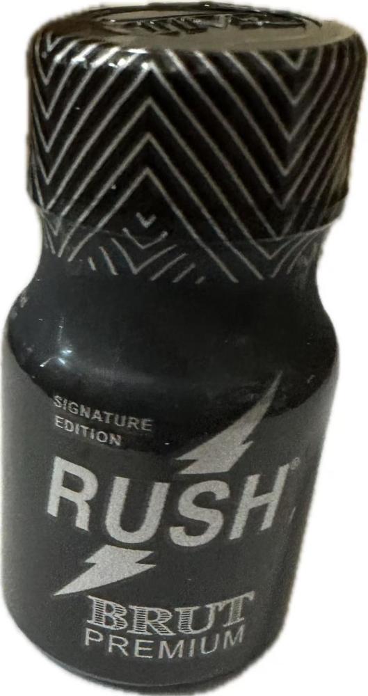 Rush Brut Premium Poppers (10ml) bottle available at Dubai Love Toys