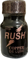 Rush Copper De Luxe Poppers (10ml) bottle available at Dubai Love Toys