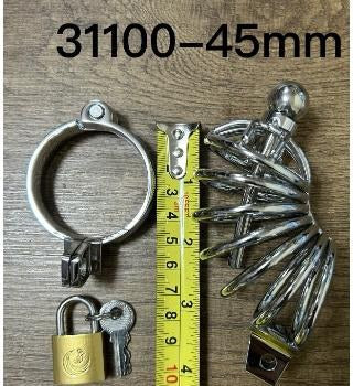 Spiral chastity cage detail UAE