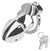 Steel zinc chastity lock with keys in Dubai