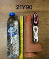 Super Soft Heating Dildo 23cm - Up Down Vibrating