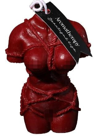 Torso drip candle for wax play in Dubai