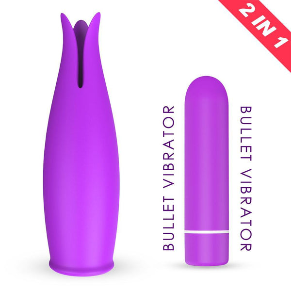 Tulip bullet vibrator 2 in 1 in Dubai