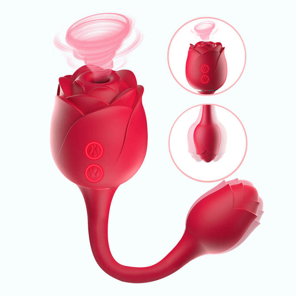 Rose Toy for Women Couple Sexual Pleasure Clitoral Licking Vibrator
