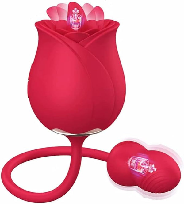 Rose Toy for Women Couple Sexual Pleasure Clitoral Licking Vibrator