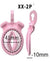 XX-2P pink chastity cage with belt in Dubai