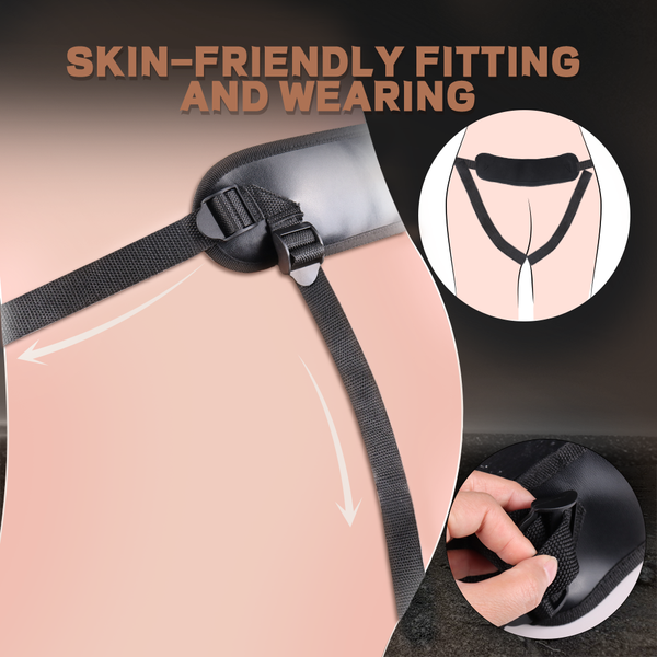 7.8inch Vibrator Dildo with Straps 9 Speeds