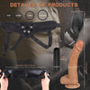 7.8inch Vibrator Dildo with Straps 9 Speeds