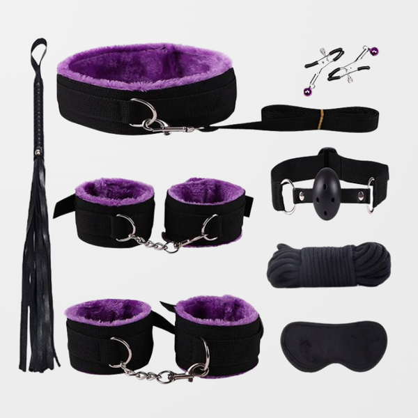 8-Piece BDSM Beginner Bondage Kit
