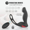 Remote Control Prostate Massager with Vibrating Cock Ring