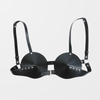 Adjustable Sexy PU Bra: Vegan Leather Lingerie