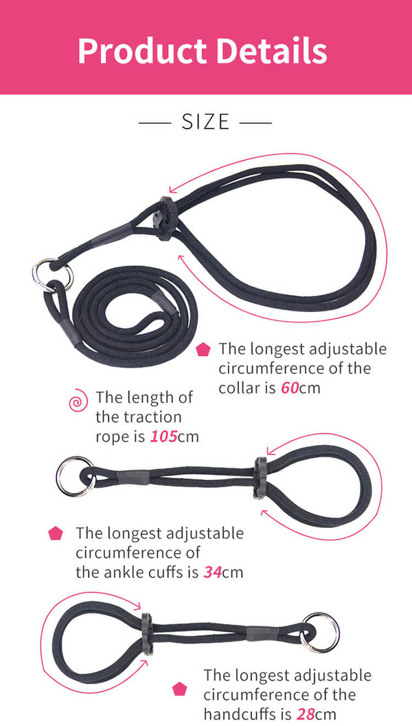 BD Cotton Rope Restraint Set