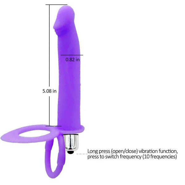 Thrusting Anal plug with ring