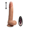 Rechargeable Vibrating Thrusting & Warming Dildo with Remote