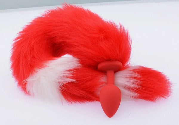 Fox tail anal plug set