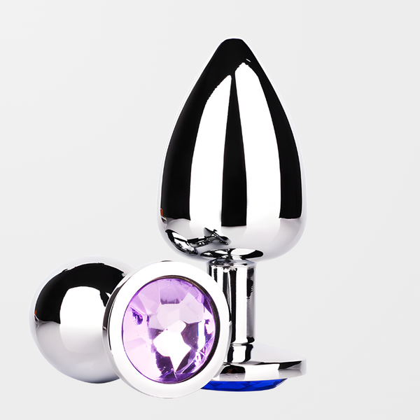 Super Jewelled Metal Anal Butt Plugs